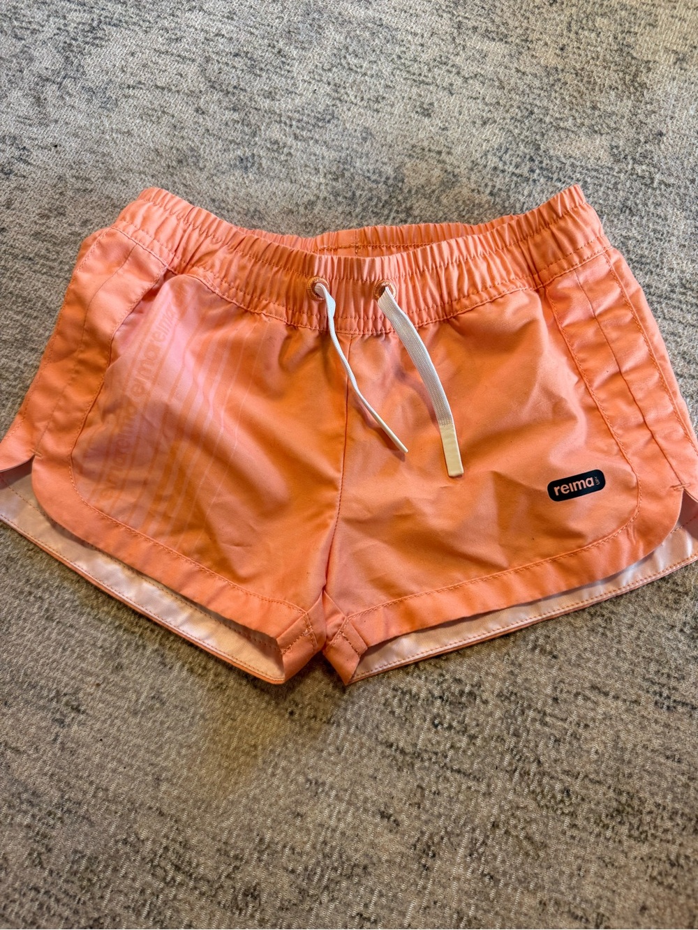 Reima Girls' Coral Pink‎ Athletic Shorts with Drawstring Waist
